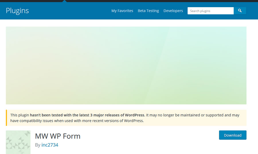 MW WP Form