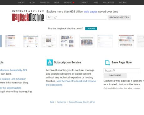 Wayback Machine（ウェイバックマシン）とは？