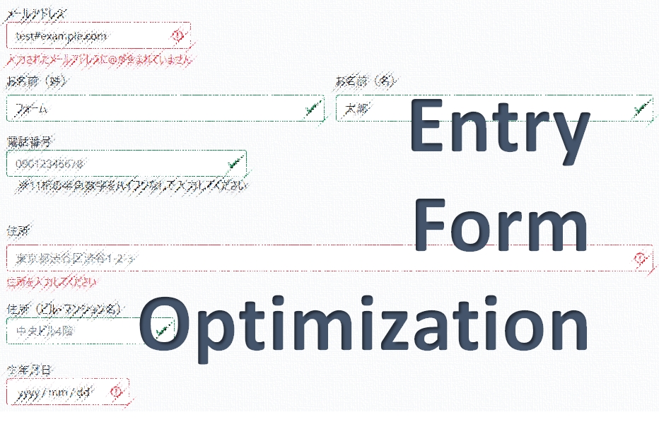 Entry Form Optimization