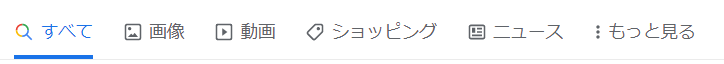 Google検索の表示項目